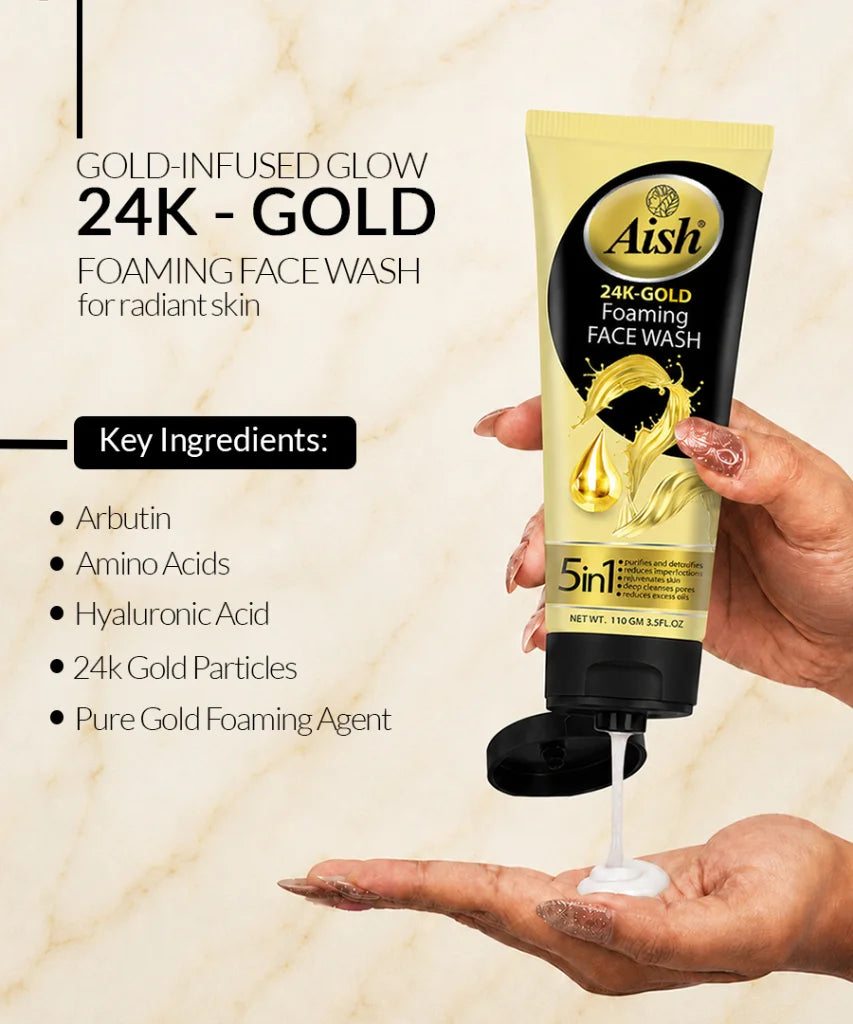 24K Gold Facewash