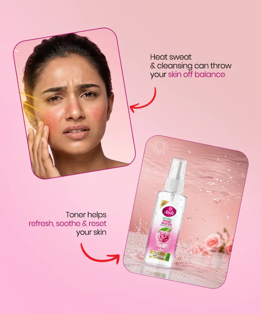 Rose Water – Natural Skin Toner & Refreshing Glow Mist