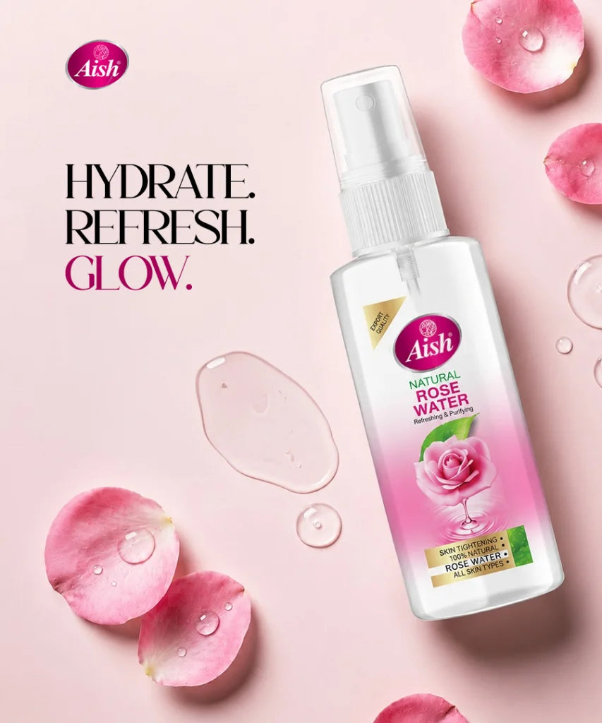 Rose Water – Natural Skin Toner & Refreshing Glow Mist