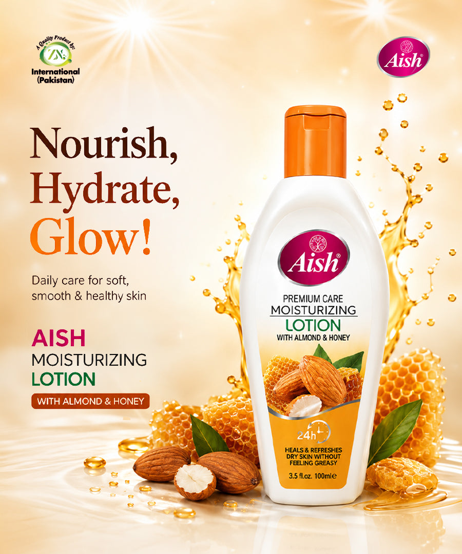 ALMOND MOISTURIZING LOTION 100ML  - FOR SOFT & HYDRATED SKIN