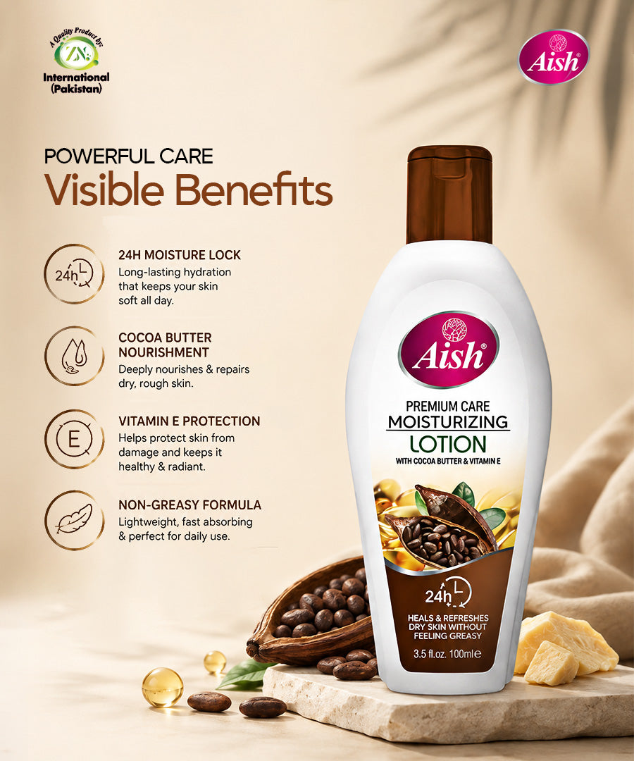 AISH MOISTURIZING LOTION - FOR SOFT, SMOOTH & HYDRATED SKIN