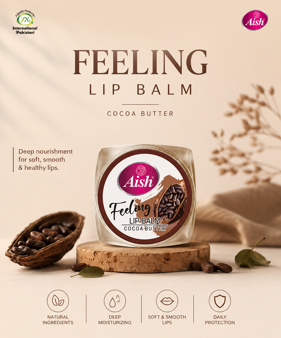 AISH COCO BUTTER LIP BALM - FOR SOFT & MOISTURIZED LIPS