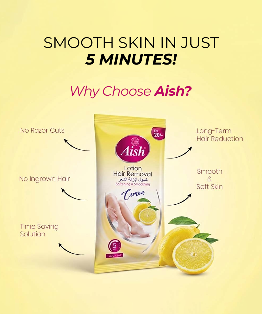 Aish Lemon Softening Hair Removal Lotion