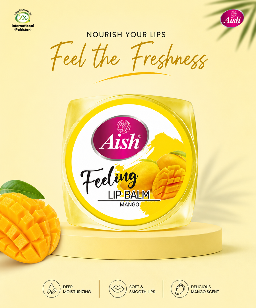 AISH MANGO LIP BALM - FOR SOFT & MOISTURIZED LIPS