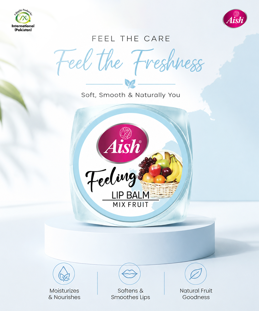 AISH MIXED FRUIT BUTTER LIP BALM - FOR NOURISHED & SOFT LIPS