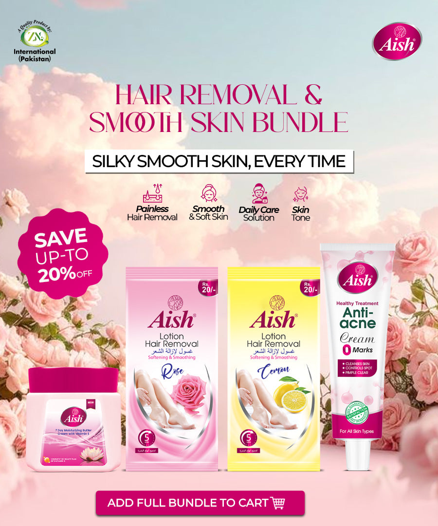 Aish Hair Removal & Smooth Skin Care Bundle