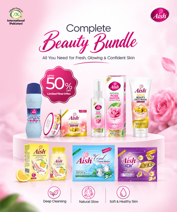 AISH BEAUTY NEEDS BUNDLE - FOR REFRESHED & NATURALLY GLOWING SKIN