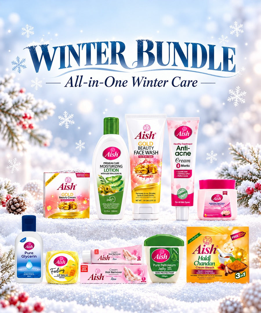 Aish Cosmetics Winter Care Bundle – Complete Skincare & Beauty Essentials Set